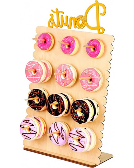 Deluxe Edition Clay Handmade Donut DIY + Display Stand Set